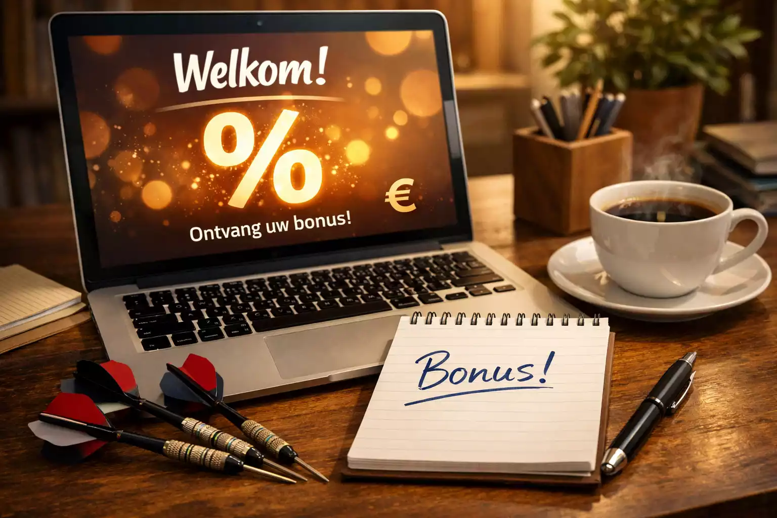 Bonus aanbieding symbool met procent teken